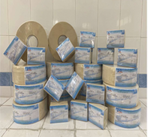 Giấy tissue làm khăn giấy và giấy lau bếp có sử dụng bột giấy không tẩy trắng