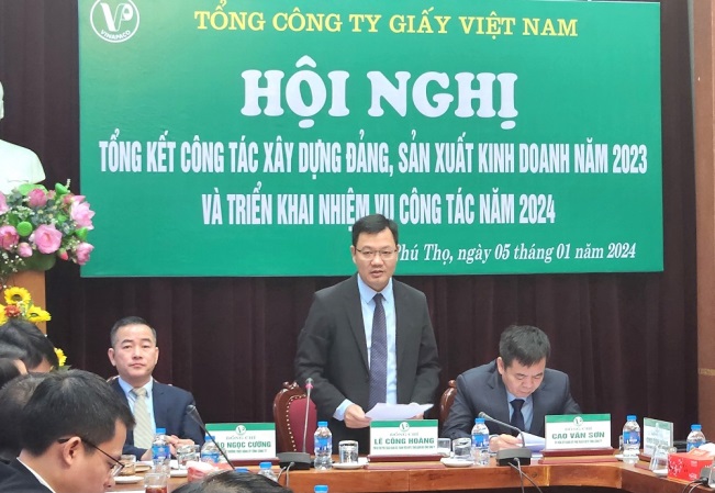 Đoàn kết, vượt khó năm 2023 Tổng Công ty Giấy Việt Nam hoàn thành và hoàn thành vượt mức nhiều chỉ tiêu