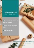 Bản tin tháng - Ngành giấy; số 8/2025