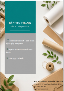 Bản tin tháng - Ngành giấy; số 6/2026