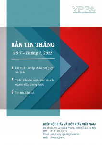 Bản tin tháng - Ngành giấy; số 7/2022